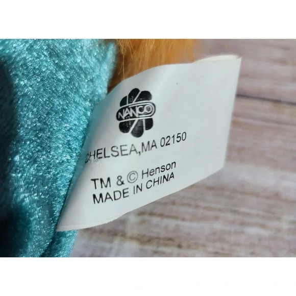 Jim Henson Muppets Plush Miss Piggy Stuffed Animal Doll Nanco Orange Blue 10" - Picture 4 of 4